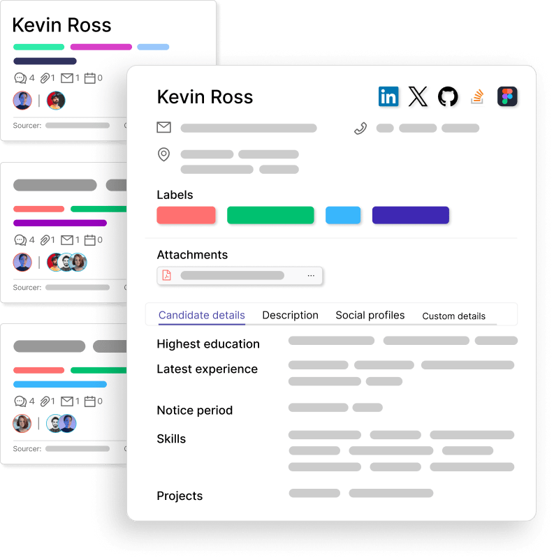 Applicant Tracking System feature